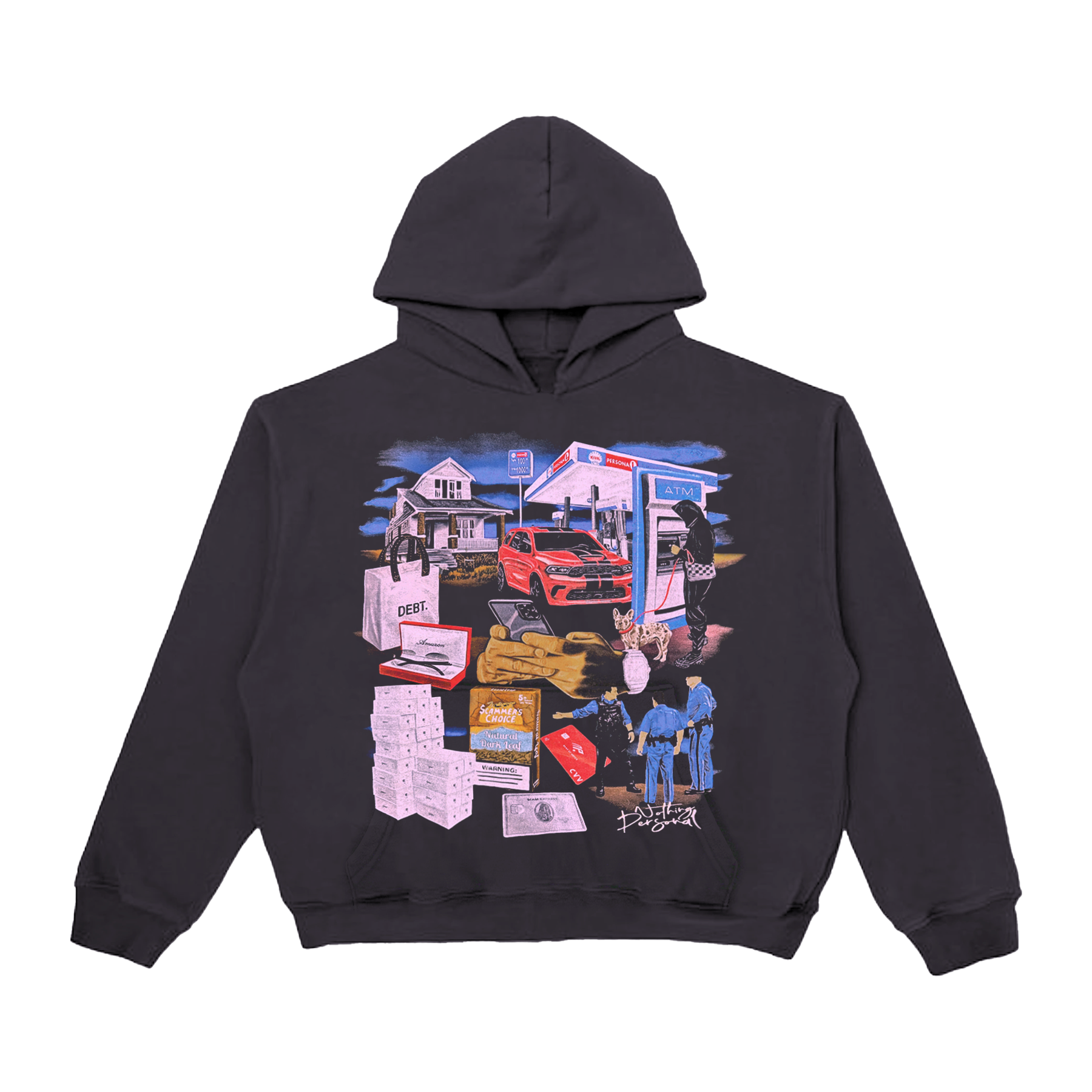 Nothing personal kid hoodie sale