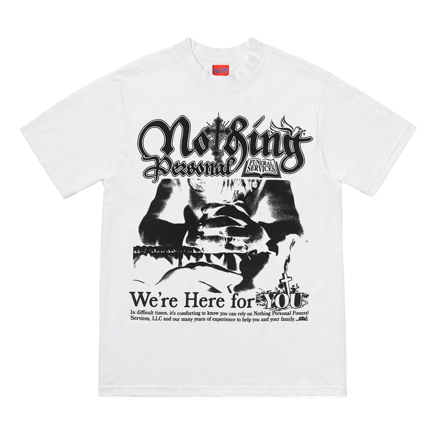 FUNERAL SERVICE WHITE SHORT SLEEVE