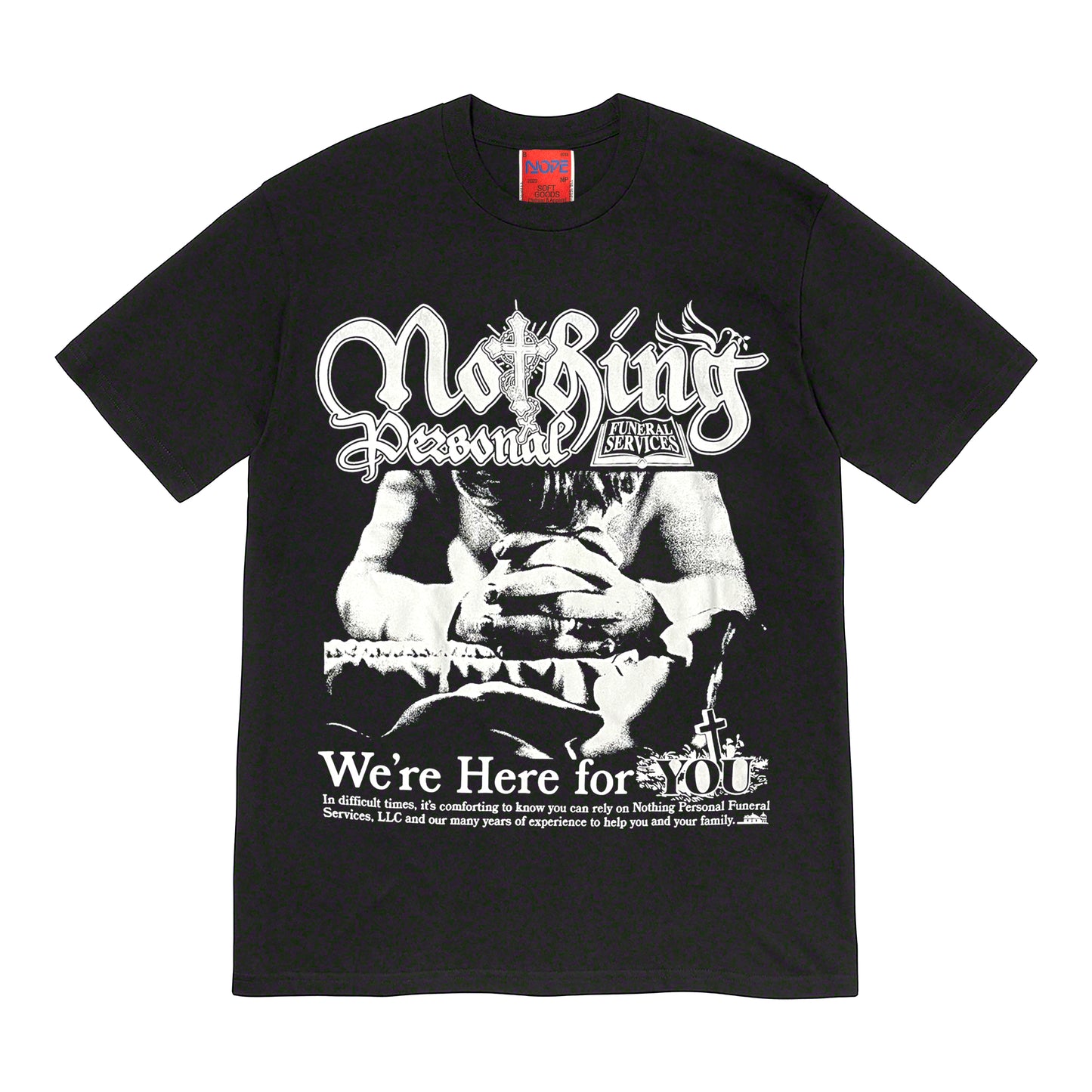 FUNERAL SERVICE BLACK SHORT SLEEVE