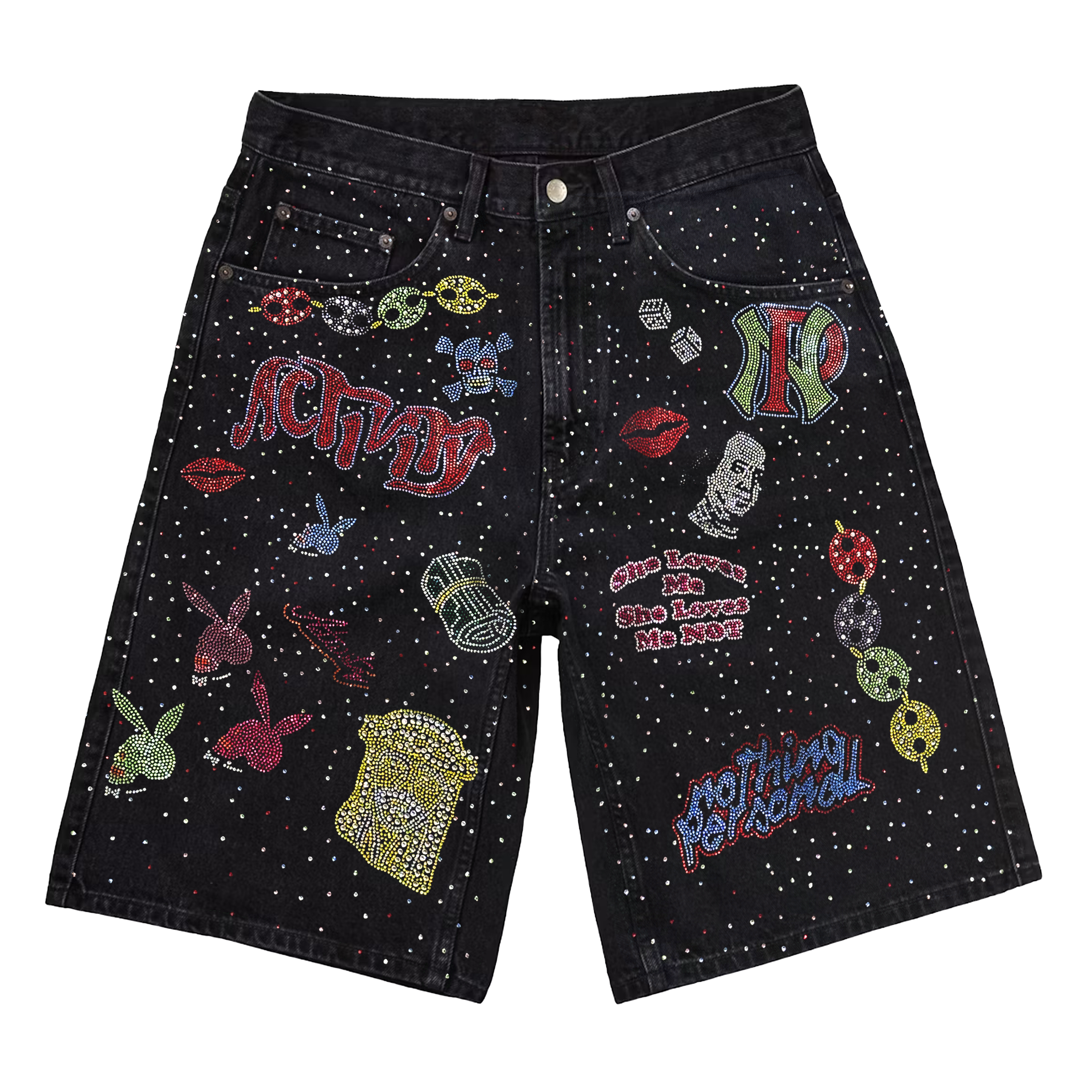 定価5.8万　Minus★21SS BORO DENIM SHORTS 金糸 5PKT Denim 24.8