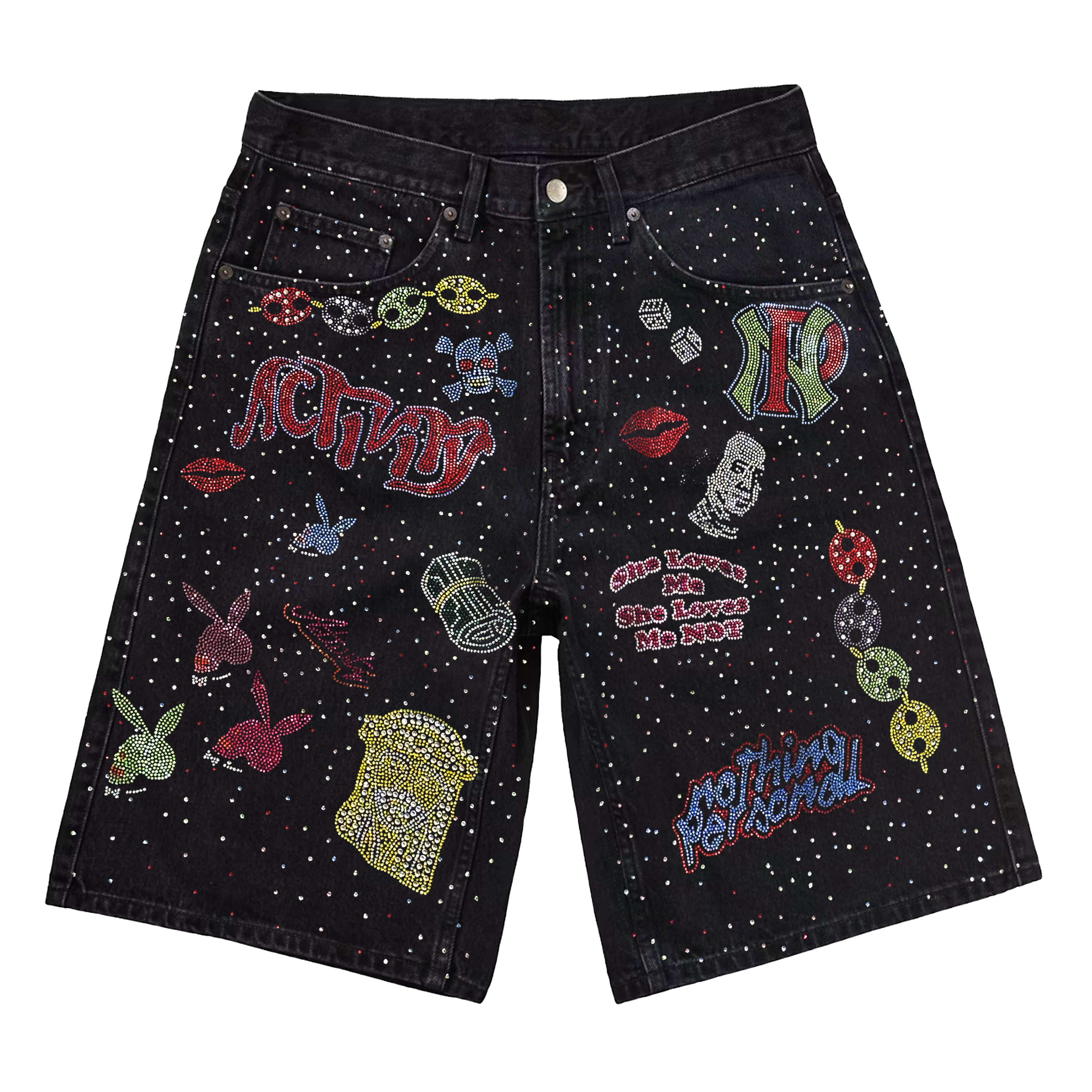 Rhinestone Shorts