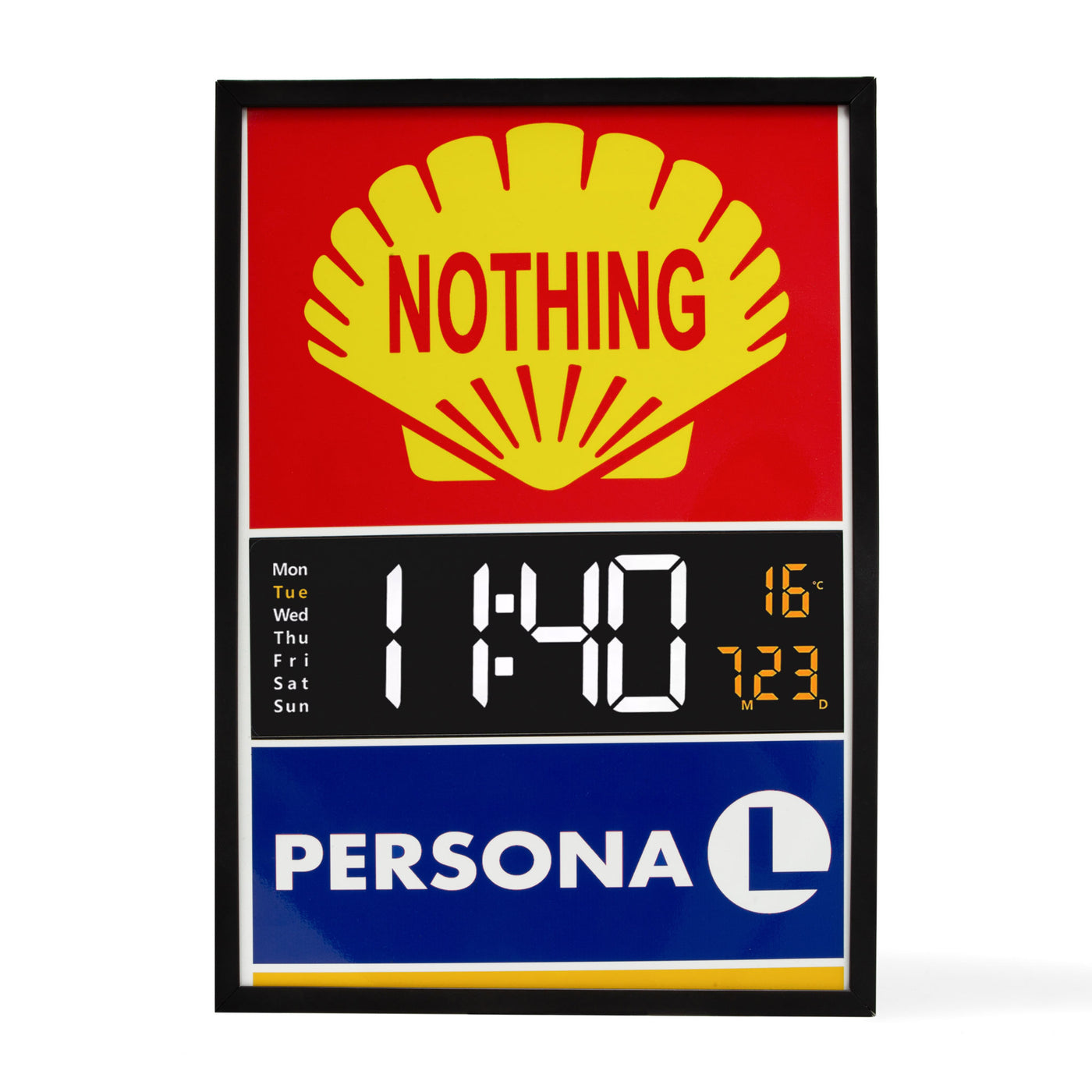 Gas Station Wall Clock