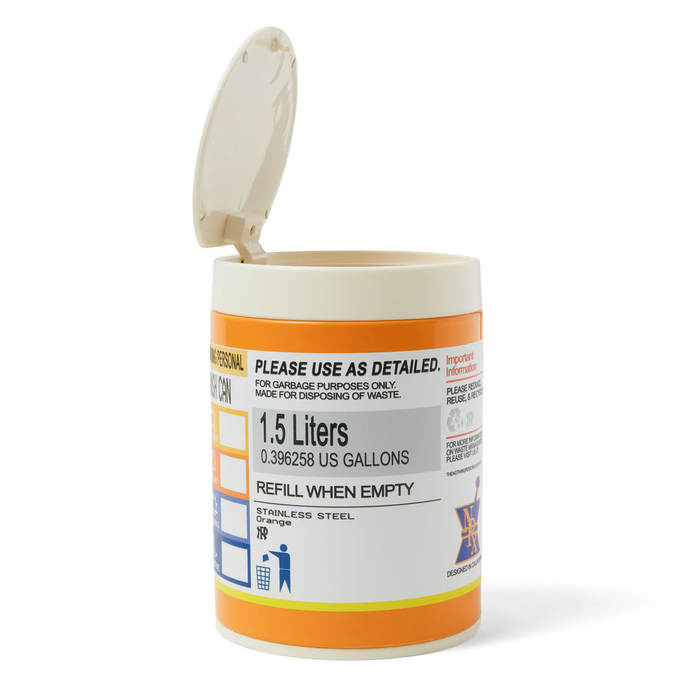 PRESCRIPTION TRASH CAN