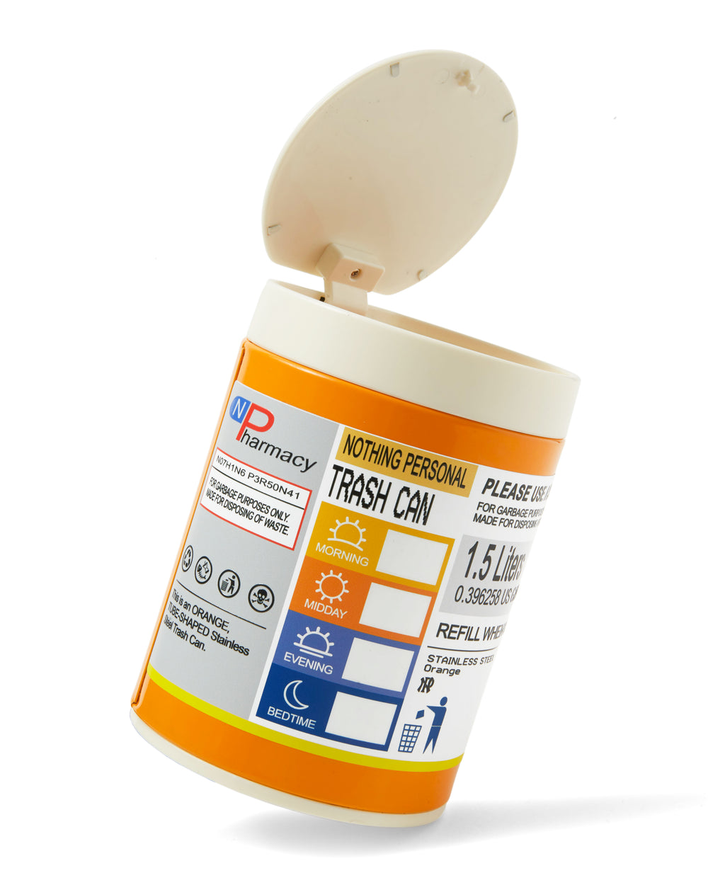 PRESCRIPTION TRASH CAN