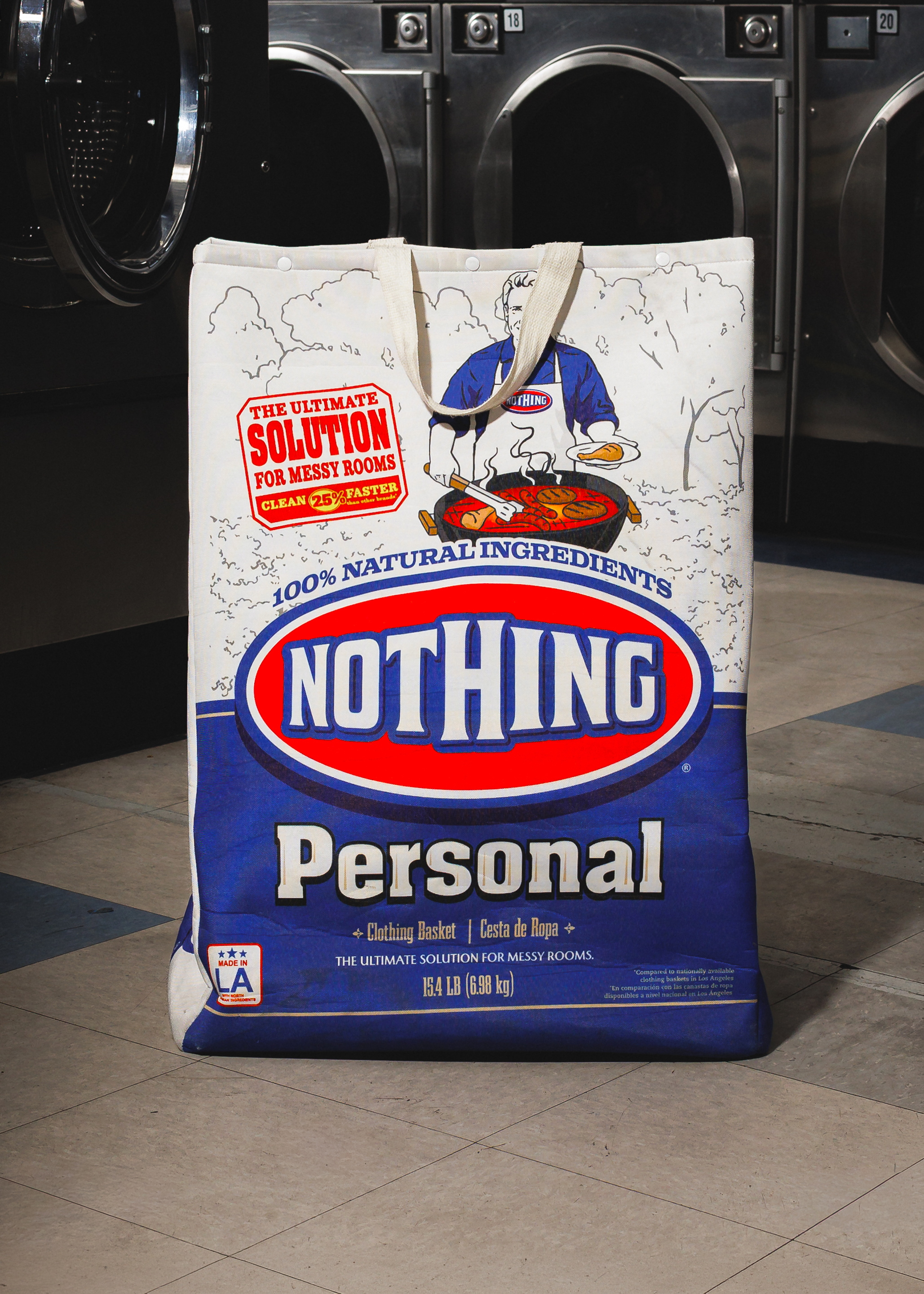 CHARCOAL LAUNDRY BAG