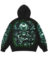 Skulls Zip Up, back