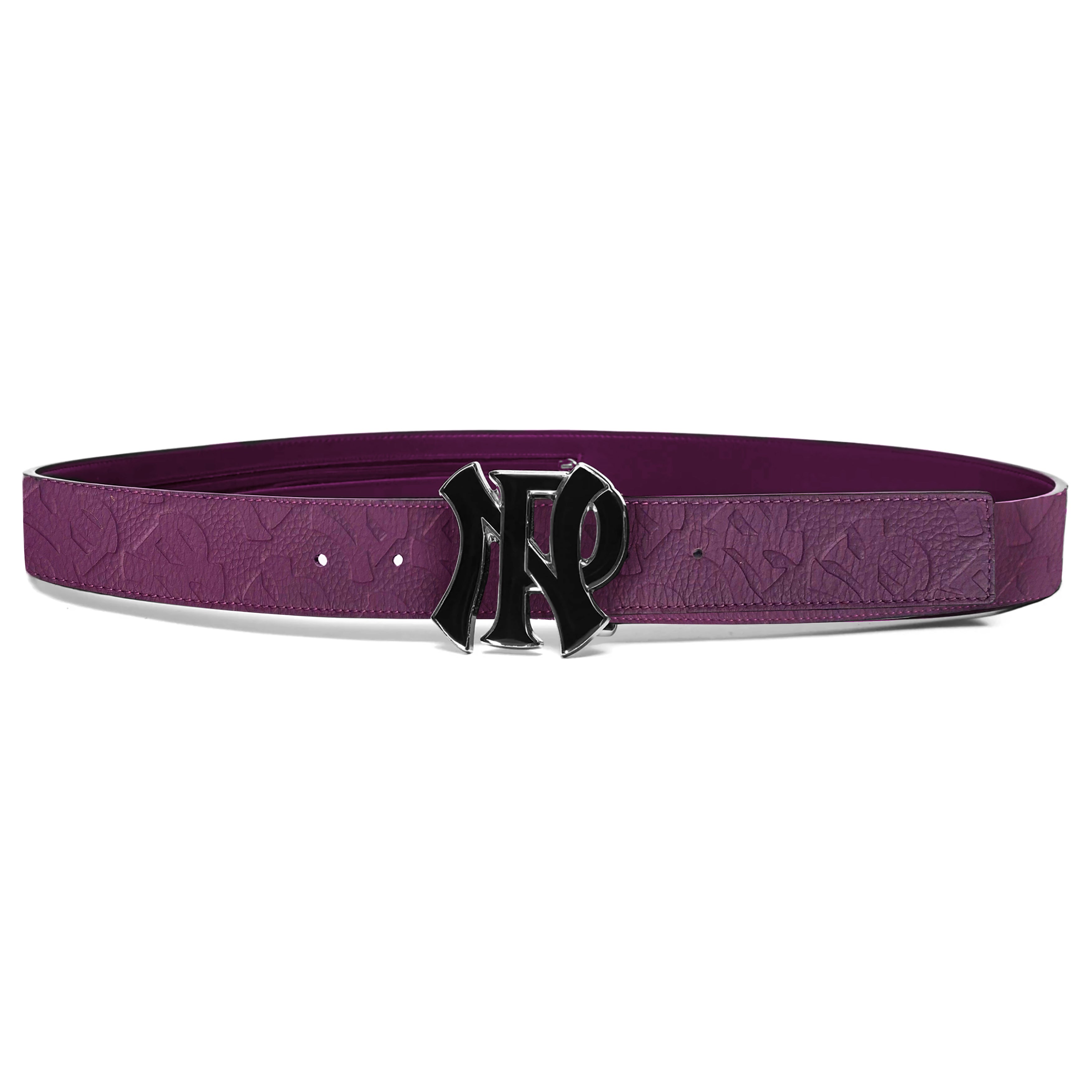 LEATHER LOGO BELT – The Nothing Personal