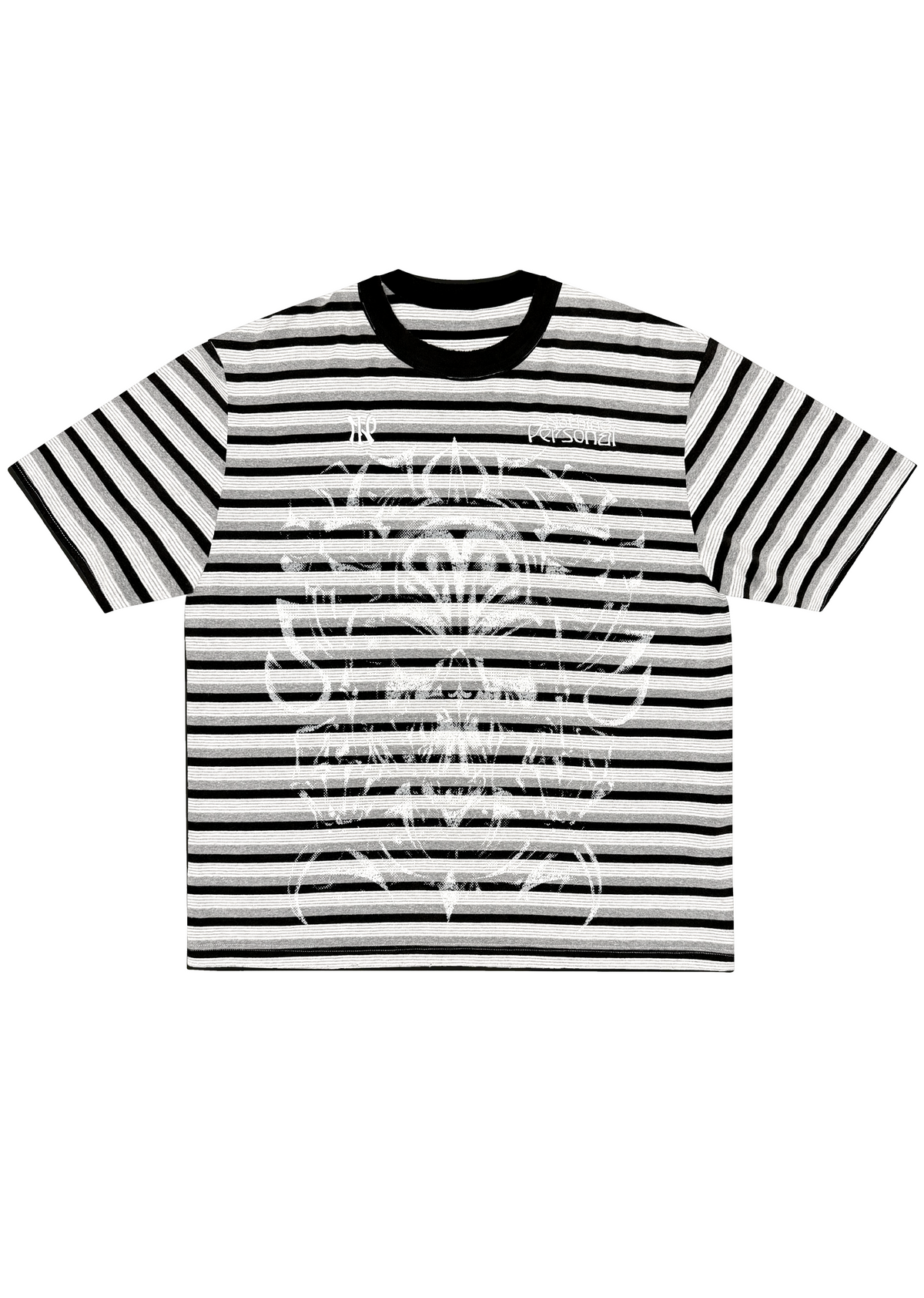 Gray Stripe Tee