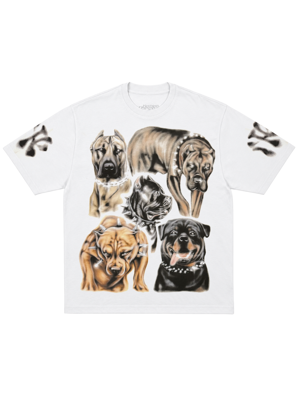 Natural Threat Tee, white