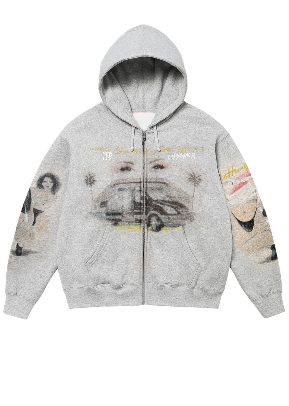 Party Zip Up, front