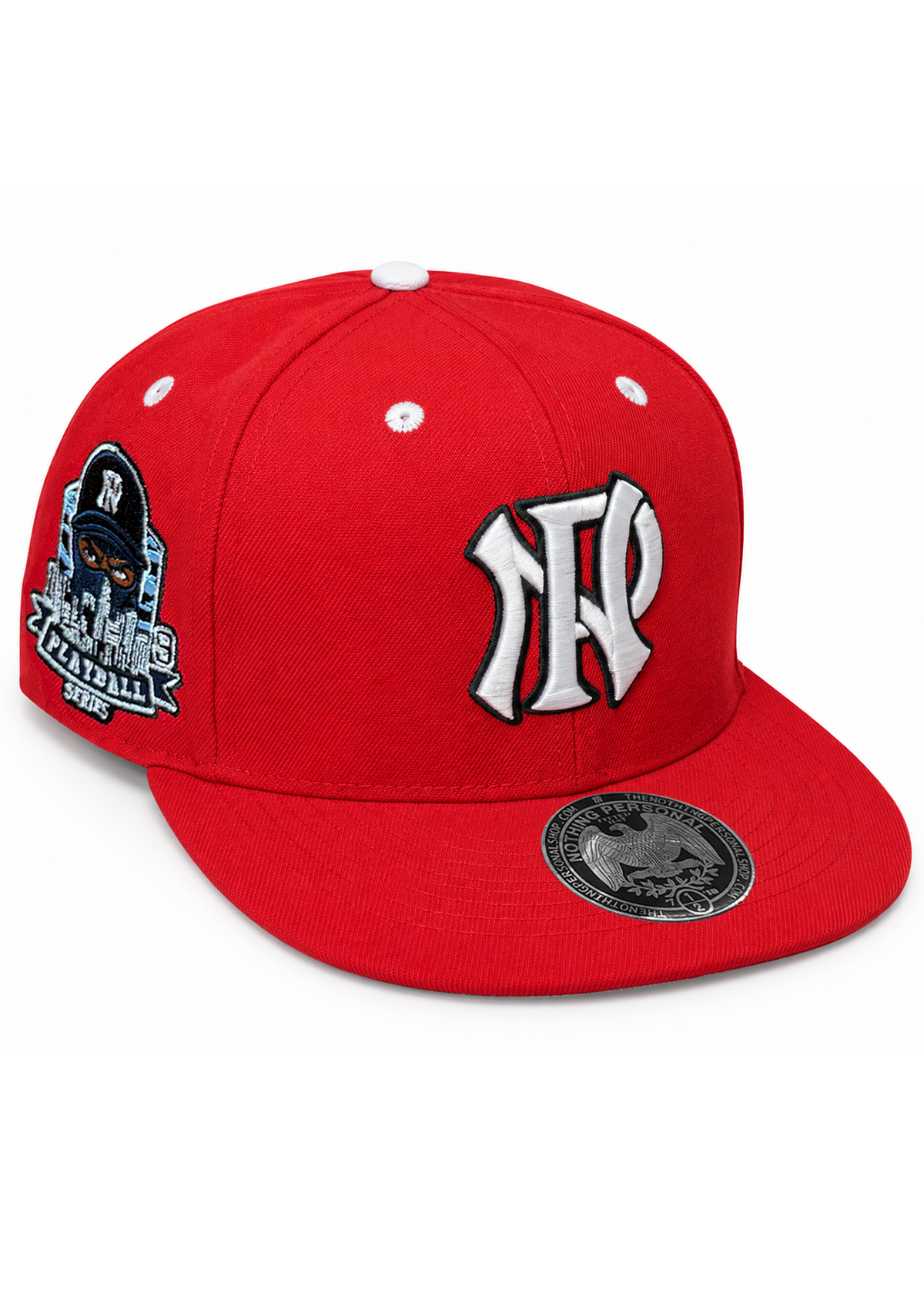 Red Hat, quarter angle