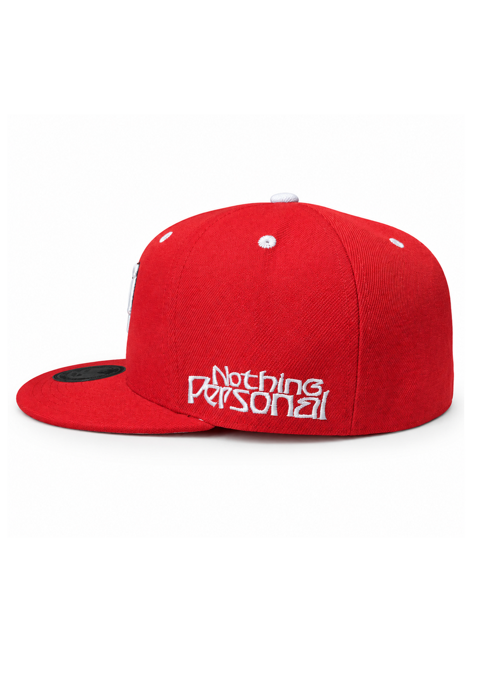 Red Fitted, side angle