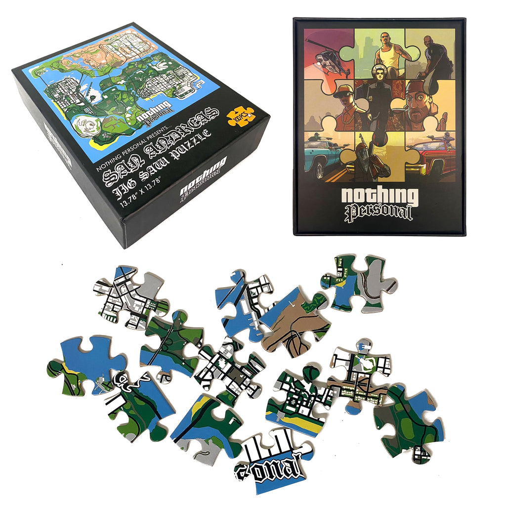 GTA SAN ANDREAS MAP PUZZLE