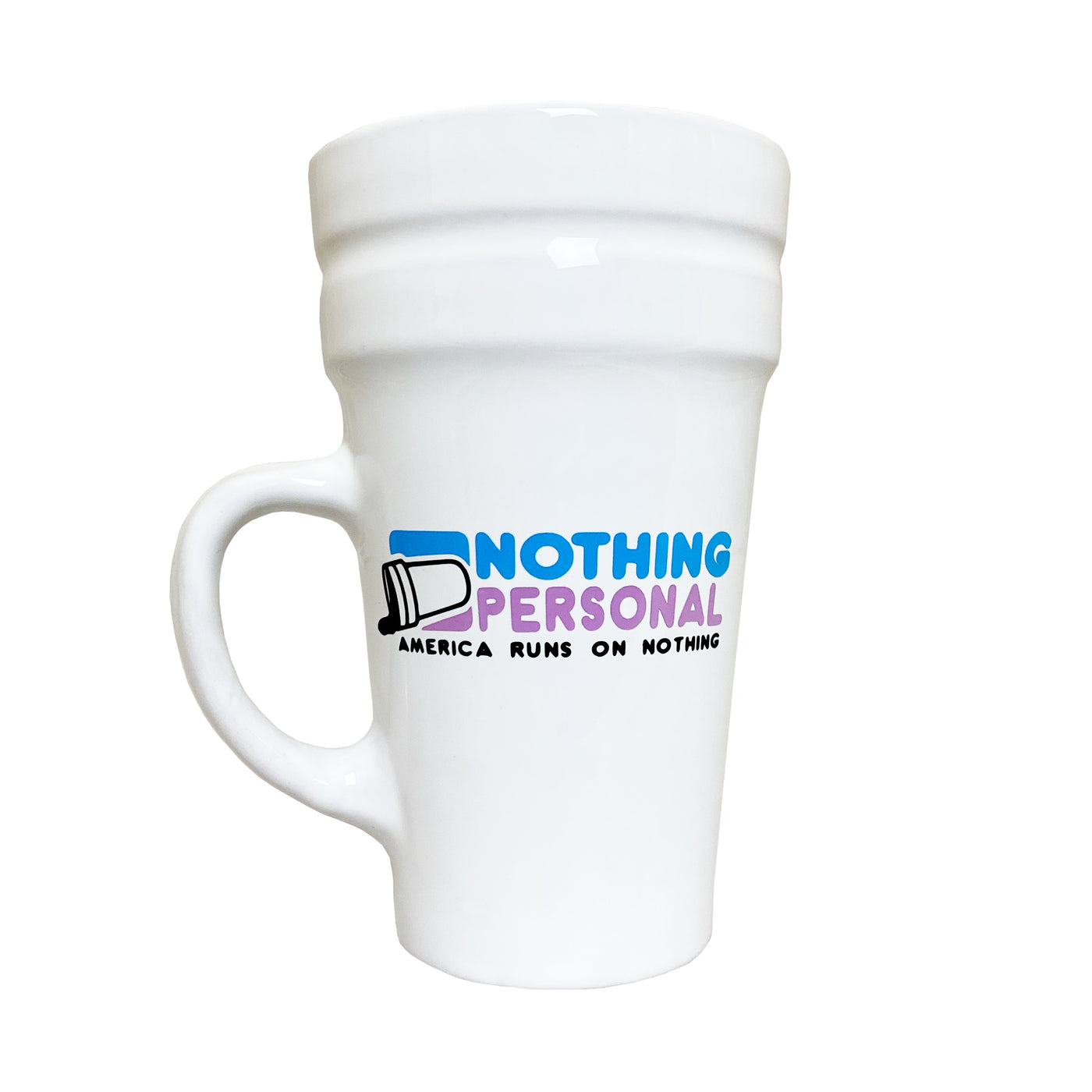 AMERICA RUNS ON NOTHING DOUBLE CUP MUG